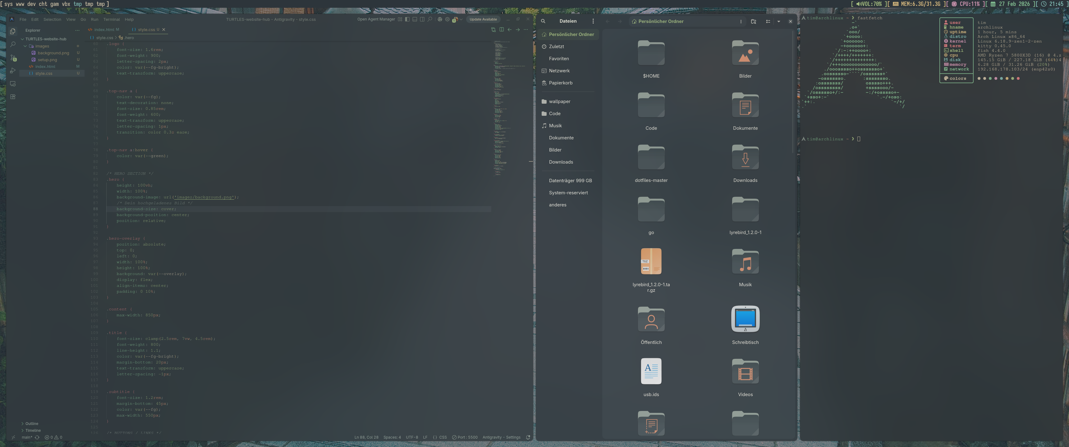 Mein Setup